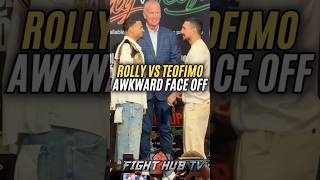 Teofimo FLEXES his dance skills in awkward face off vs Rolly!