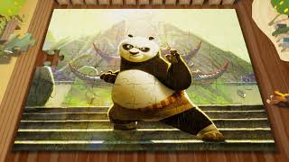 Kung Fu Panda in Fighting Pose Puzzle Jigsaw Game screenshot 2