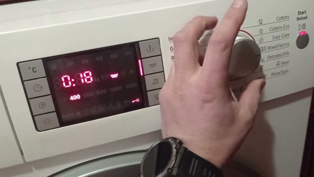 Як розблокувати пральну машину Bosch