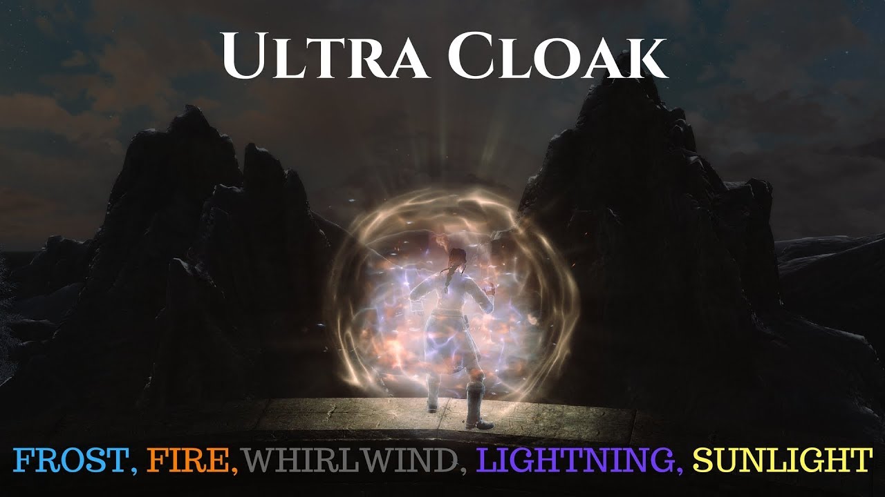 [Skyrim SE] Ultra Cloak Combined Cloak Spell With Reduced Cloak