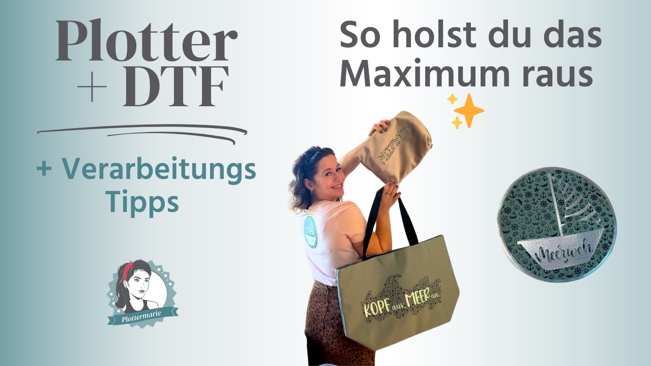 Plotter + DTF: So holst du das Maximum raus mit DTF Pattern✨