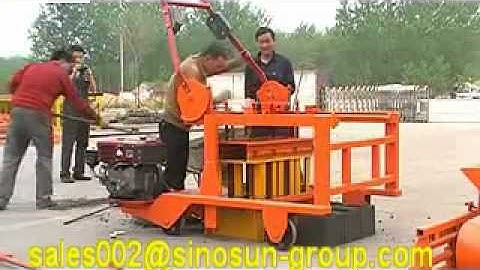 QM4 -45 Diesel Egg Laying Block Machine