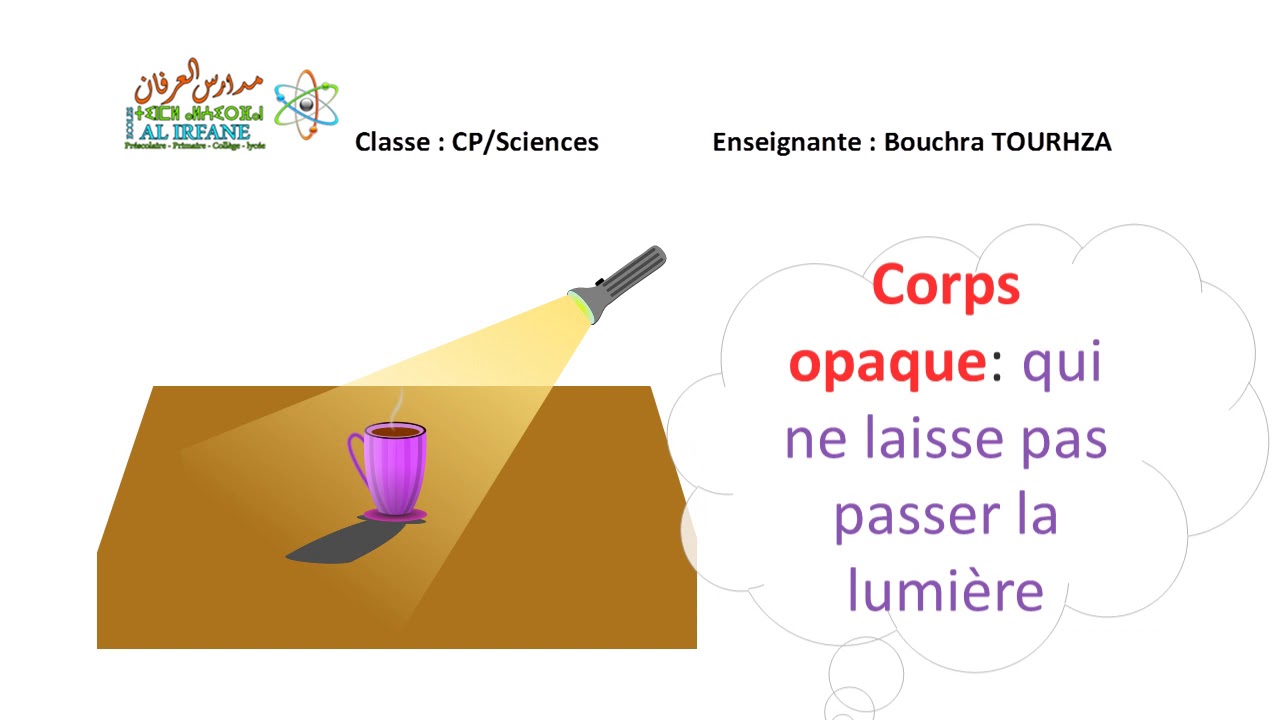 Leçon des Sciences CP : la lumière. - YouTube