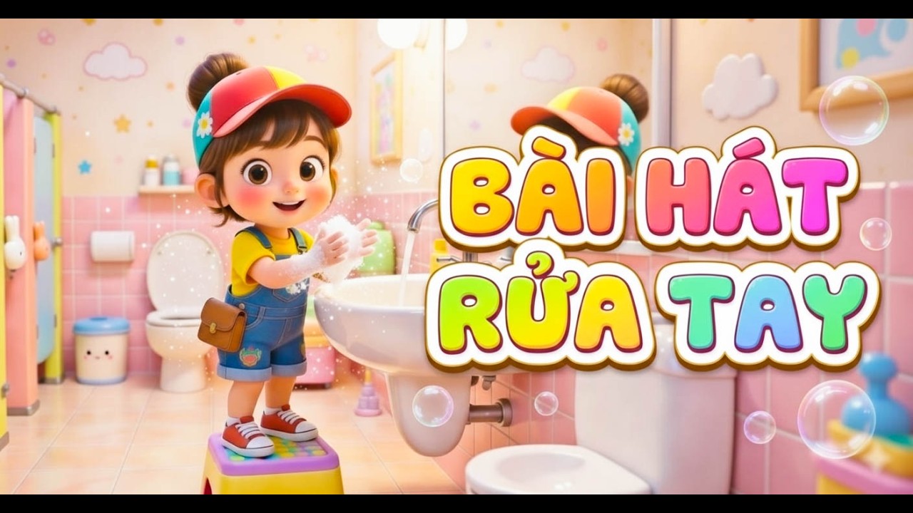 🎶 BÀI HÁT VỀ RỬA TAY 🧼 | Nhạc Thiếu Nhi Sôi Động, Vui Nhộn Cho Bé