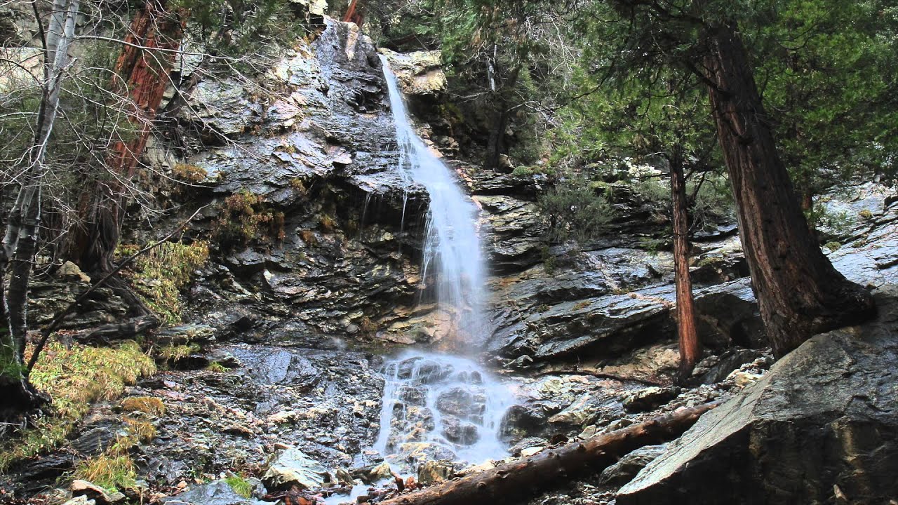 Big Falls and Vivian Falls after the rain at Forest Falls CA YouTube
