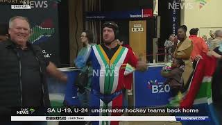 SA U-19, U-24 underwater hockey teams back home
