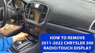 Athlete Statistics How To Remove / Replace Chrysler 300 Radio, Touchscreen Only (2011-2022).