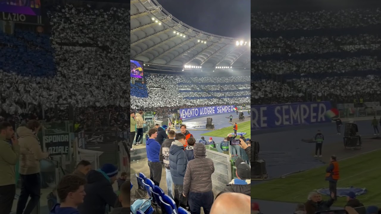 COREOGRAFIA CURVA NORD (LAZIO vs Bayern)  Champions League