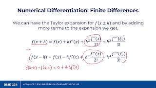 Central Finite Difference - Numerical Differentiation (PART 1)
