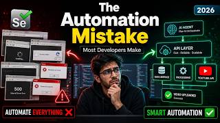 The Automation Mistake Most Developers Make | Avoid this automation mistake in 2026
