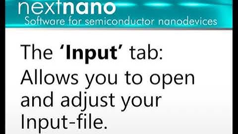 How to install the nextnano software & Introduction