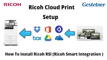 How To Install Ricoh RSI Ricoh Smart Integration Cloud Printer Driver, ricoh smart integration.