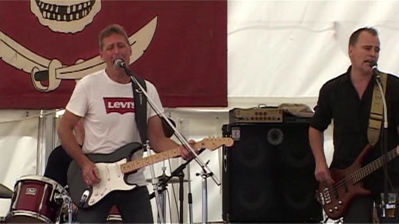 Koncert med "Bad Dog Bobby" ved Havnefesten i Kerteminde i 2012.