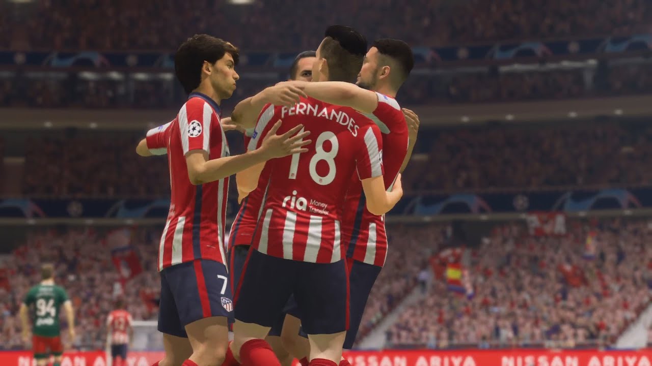 Atlético de Madrid 6-0 Lokomotiv de Moscovo UCL Jornada 3 FIFA 21