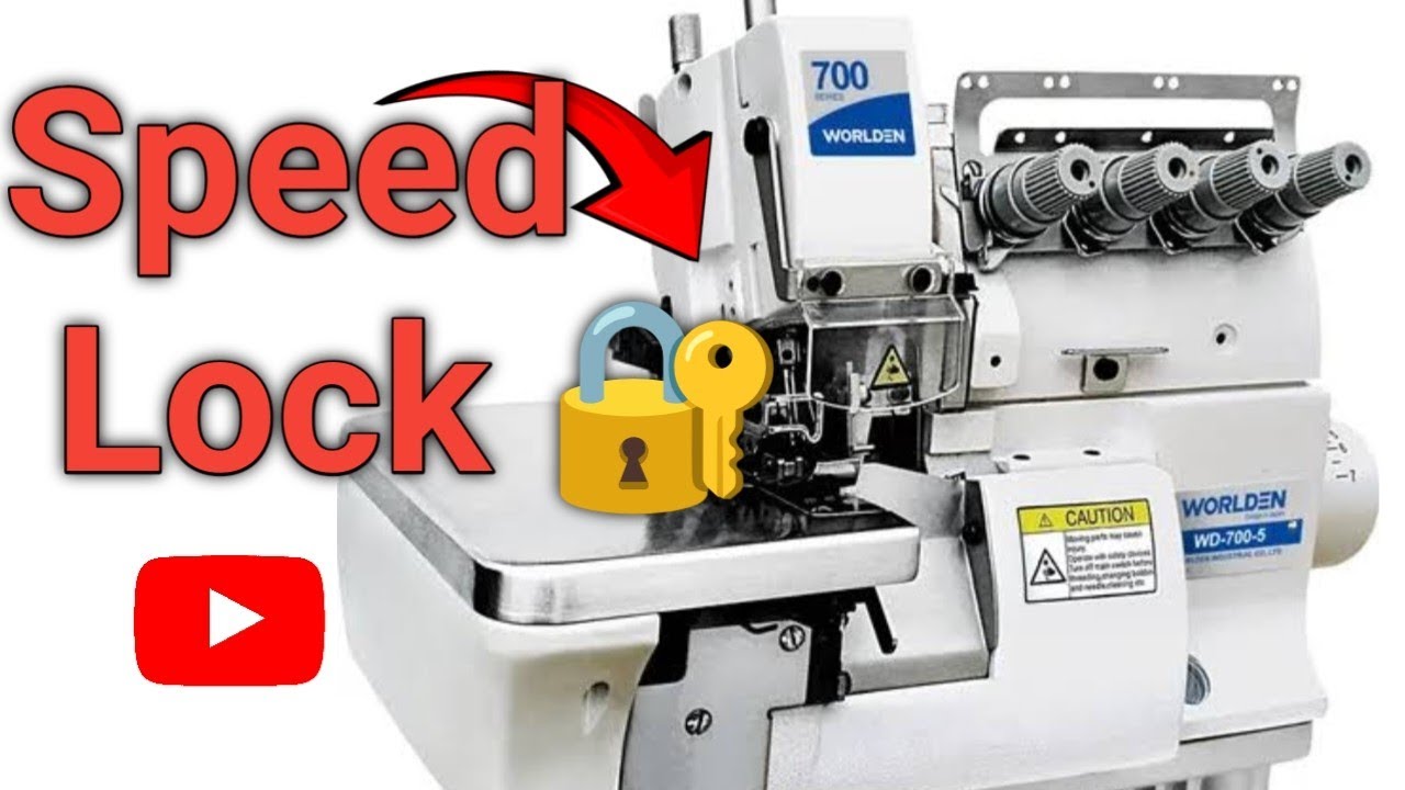 Spped Lock In Overlook Machine Speed| How to speed lock on overlook Machine - YouTube