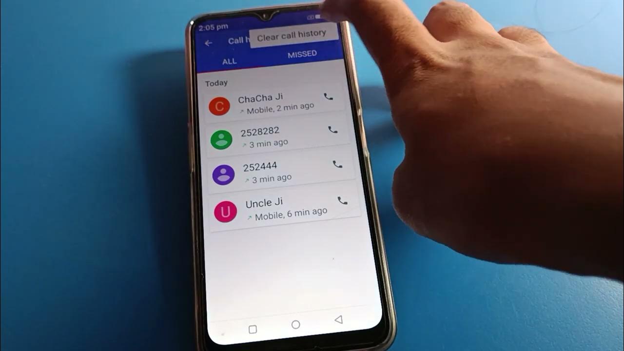 How to Delete call history Lava x2, clear call history setting YouTube