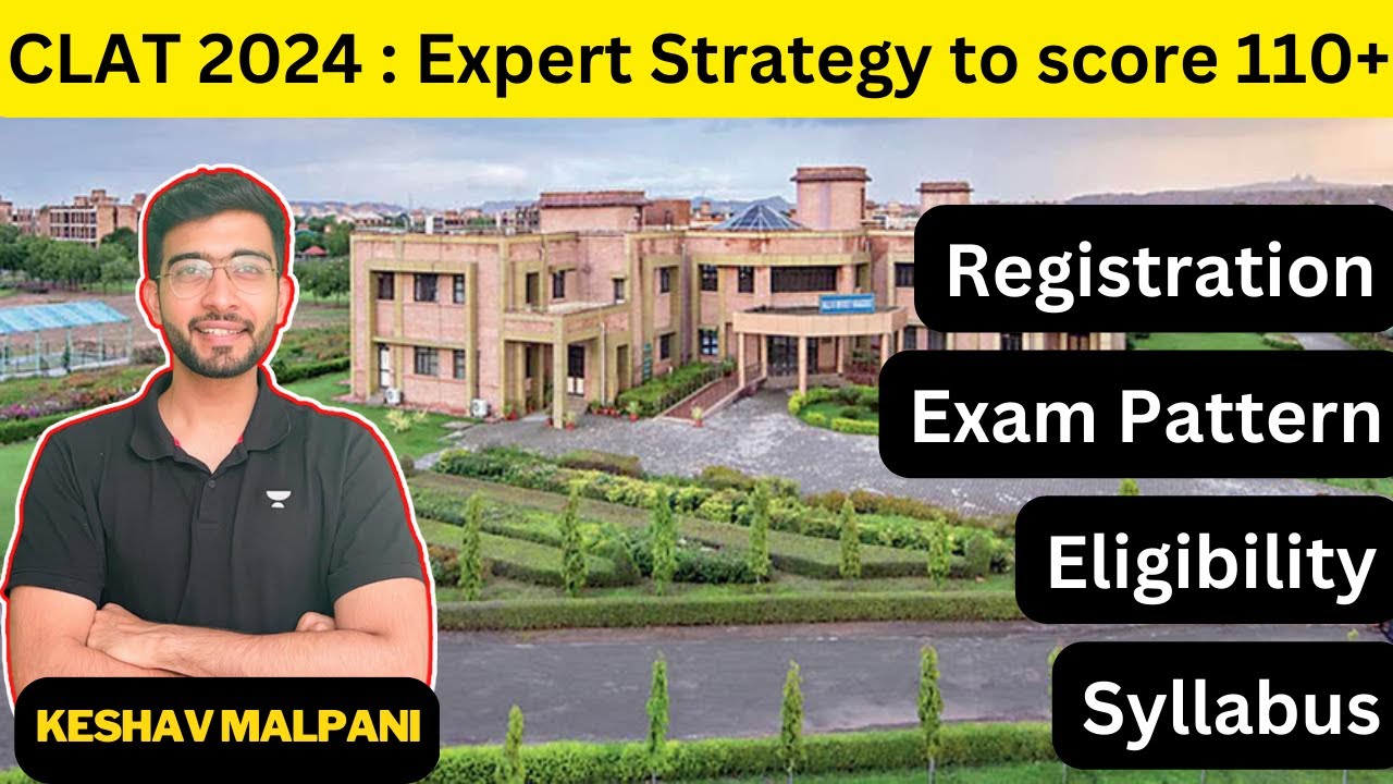 🔴CLAT 2024: How to prepare from scratch I Expert Strategy for CLAT I ...