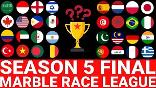 Marble Race League Season 5 FINAL Marble Race in Algodoo
