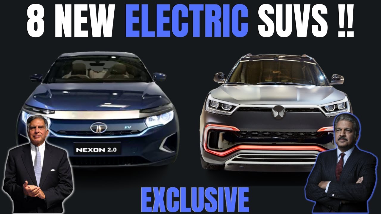 8 New Electric Suv India By Next 1 Years Mahindra,Tata,Maruti Suzuki