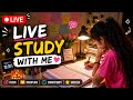 late night study with me live 📚