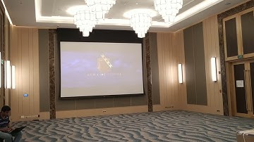 da-lite motorized projector screen