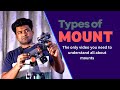 Types of Mount for Telescope | Explained in detail | Alt-Azimuth | Equatorial