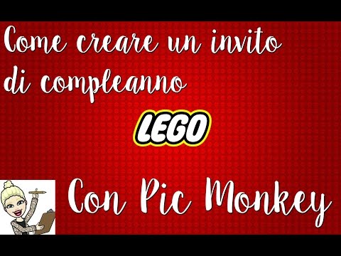 TUTORIAL INVITO PER FESTA DI COMPLEANNO CON PIC MONKEY