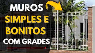 FACHADAS DE MUROS COM GRADE - ESTILOS SIMPLES E BONITOS [VEJA AINDA HOJE!]  - YouTube