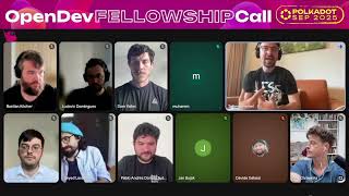 OpenDev Core Polkadot Call - September 2025
Enjoy this video? Check out the below resources to further explore the Polkadot DAO π
Social channels π¬
Twitter: https://twitter.com/Polkadot
Instagram: https://www.instagram.com/polkadotnetwork/
LinkedIn: https://www.linkedin.com/company/polkadot-network
Discord: https://dot.li/discord
Reddit: https://www.reddit.com/r/polkadot/
Other useful resources:
Get Started on Polkadot: https://polkadot.com/get-started
Explore the Polkadot platform: https://polkadot.com/platform
Learn about the Polkadot DAO: https://polkadot.com/platform/dao
Explore all things technical: https://wiki.polkadot.network/ OpenDev Core Polkadot Call - September 2025