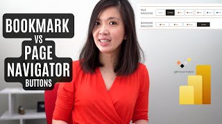 Power BI Report Page Navigation with Bookmark and Page Navigator Buttons: Which one is better?