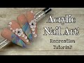 Acrylic Nail Art | Recreation set!