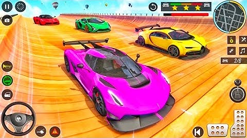 Car Stunt Race Master Simulator Meaga Ramp Impossible Monstar Bus Driving Android Gameplay #viral