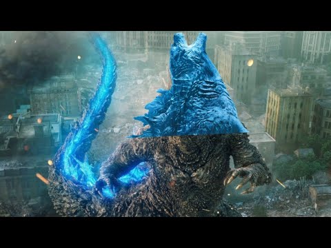Godzilla Minus One atomic breath with Legendary Godzilla