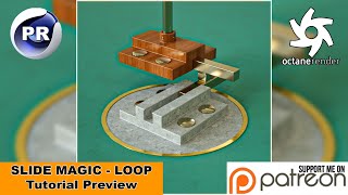 SLIDE MAGIC - LOOP (C4D Tutorial Preview)