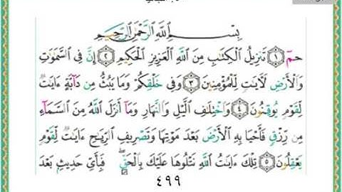 سورة الجاثية كاملة - سعد الغامدي