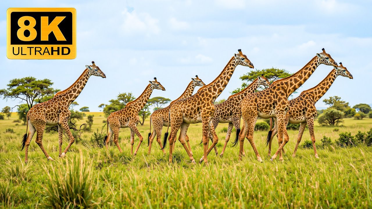 Wildlife Serenity 8K – Majestic Animal Moments in Nature with Relaxing Music