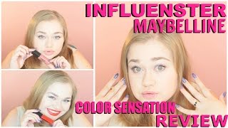 Influenster Vox Box Unboxing + Review on Maybelline Vivid Matte !!!
