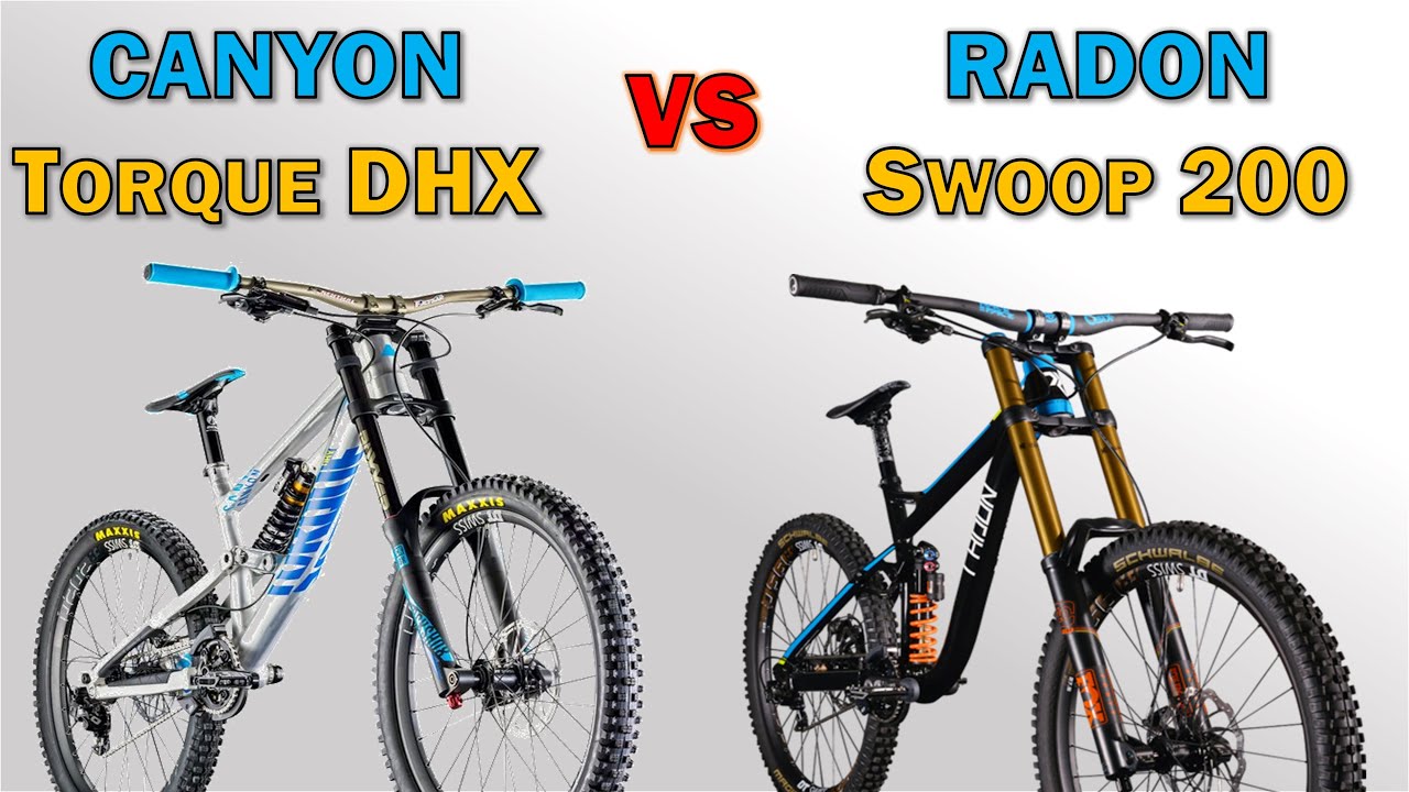 Canyon Torque DHX vs Radon Swoop 200 (2016)