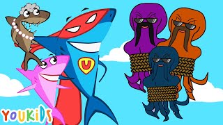 Baby Shark Song Daddy Shark Vs Octopus