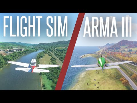 Видео: Civilian Flight Sim использует возможности ArmA 2
