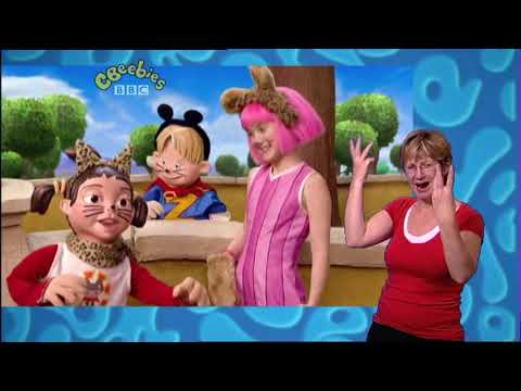 CBeebies | Sign Zone: Lazy Town - S01 Episode 24 (Play Day)