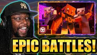 DB Reaction to MINECRAFT SONG - "The Knights of Nether" by JT Music & Fabvl
