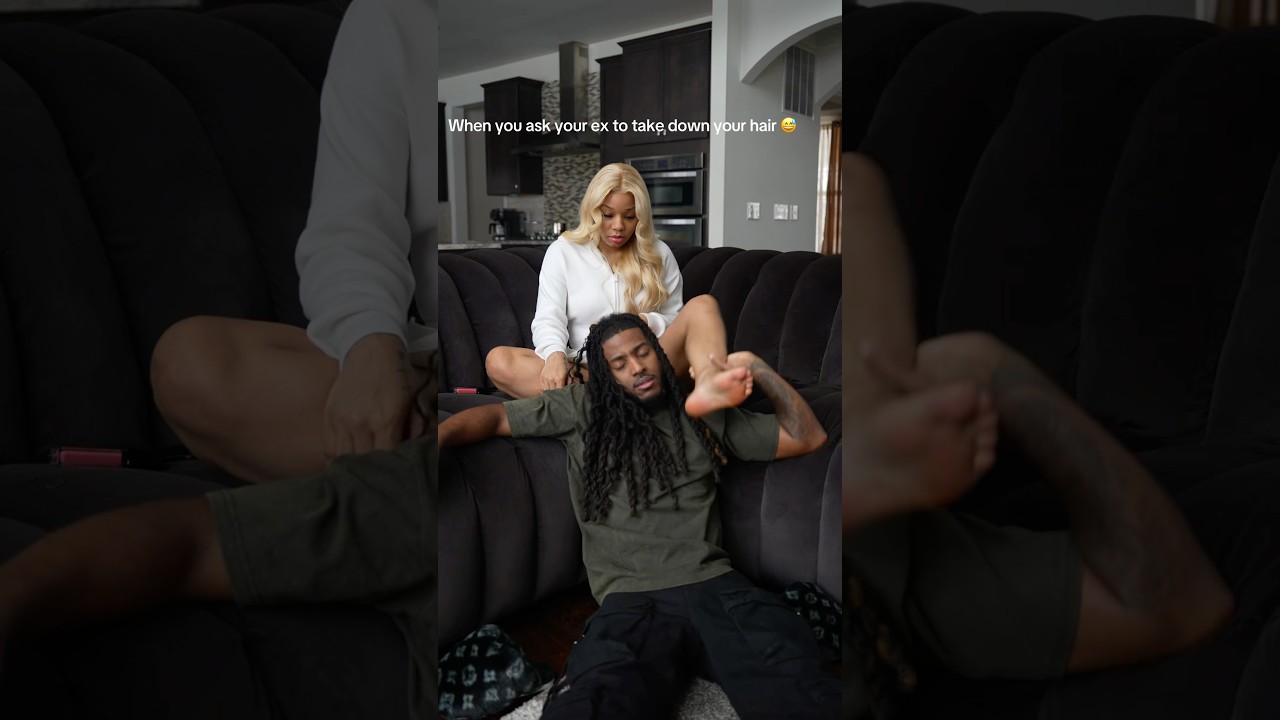 Когда ты просишь своего бывшего распустить тебе волосы 😅😂