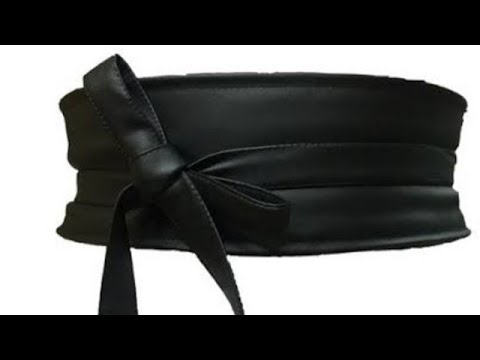 اسهل طريقه لتفصيل حزام جلد عريض The easiest way to tailor a wide leather  belt - YouTube