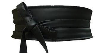 اسهل طريقه لتفصيل حزام جلد عريض The easiest way to tailor a wide leather belt