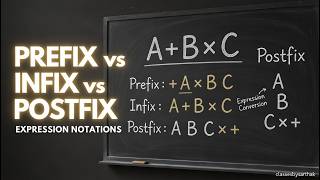#26 Prefix, Infix & Postfix Notation Explained | Data Structures