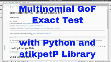 Python - Multinomial Exact  Test of Goodness-of-Fit with stikpetP