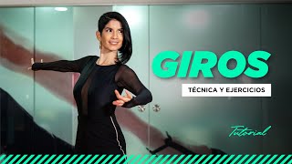 APRENDE A GIRAR COMO UNA PROFESIONAL #giros #spintechnique #salsa