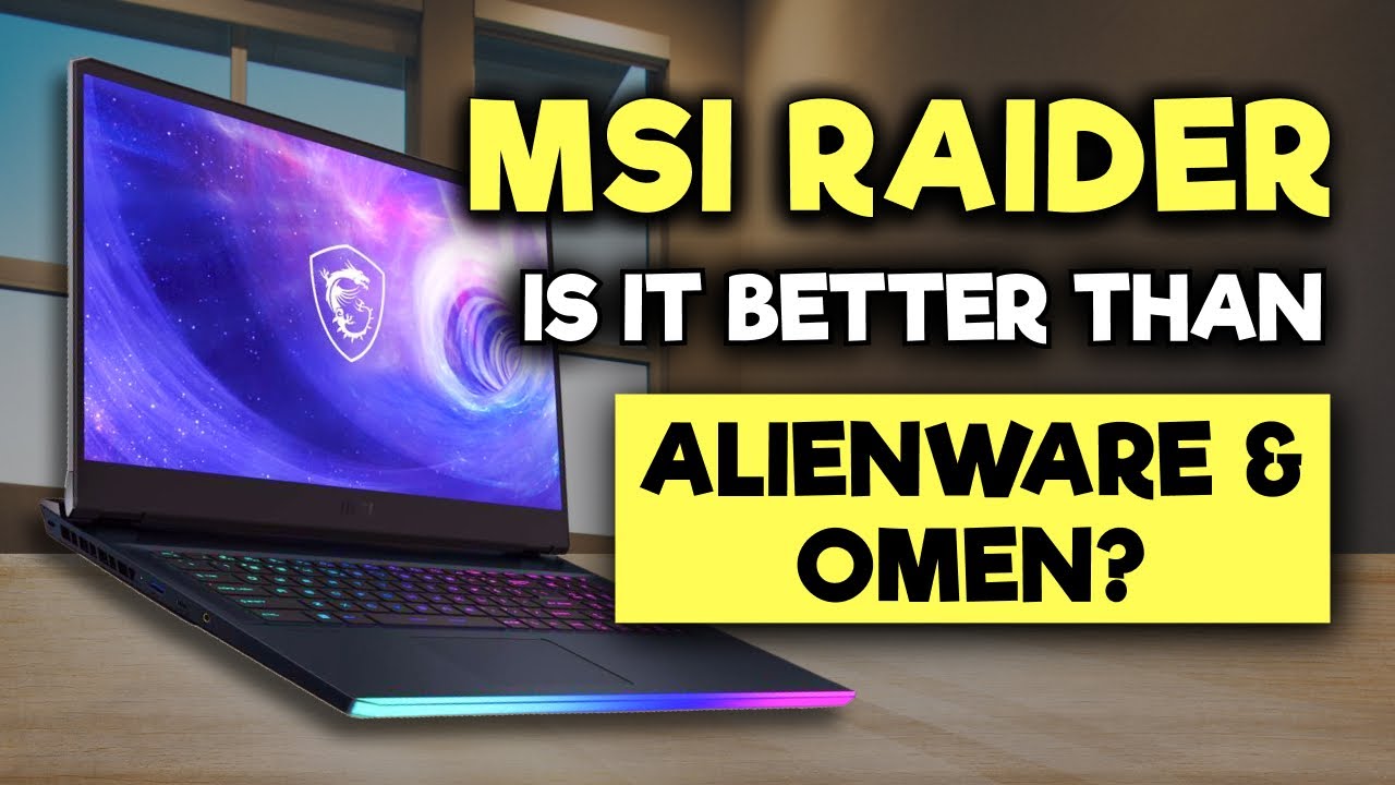 MSI Raider Unboxing - IS it better than Alienware & OMEN?