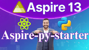 Aspire 13 New Template | aspire-py-starter | FastAPI backend | Vite + React frontend